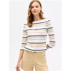 Stripe Boatneck T-Shirt