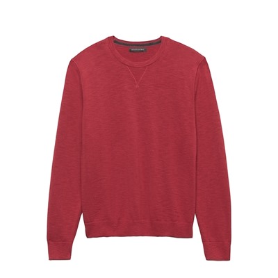 Cotton Sport Crew-Neck Sweater