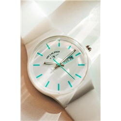 Aqua Di Polo 1987, Beyaz Unisex Silikon Kol Saati APWR031813