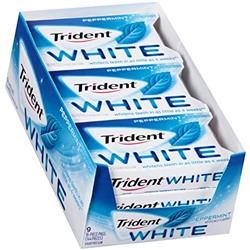 Trident White Sugar Free Gum (Spearmint, 16-Piece, 9-Pack)