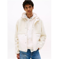 Tommy Jeans Mixed Media Teddy Jacket