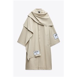 HARVARD UNIVERSITY CAPE TRENCH COAT