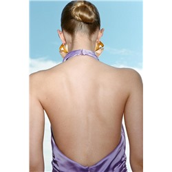SATIN HALTER NECK JUMPSUIT