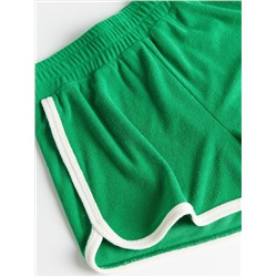Shorts aus Frottee-Jersey