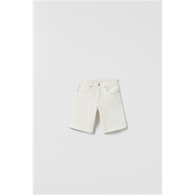 STRAIGHT COLOURED BERMUDA SHORTS