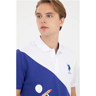 Erkek Mavi Polo Yaka Tişört