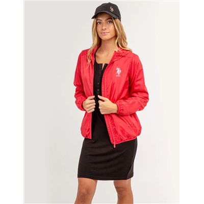 HOODED ZIP FRONT WINDBREAKER