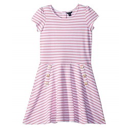 Tommy Hilfiger Kids Yarn-Dye Stripe Dress (Big Kids)