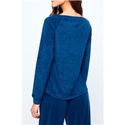 Бархатная толстовка Mony Indigo