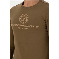 Erkek Haki Sweatshirt