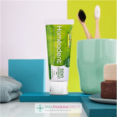 Boiron Homéodent - Soin Complet - Dents & Gencives - Goût Chlorophylle - Dentifrice 25 ml - Format Voyage