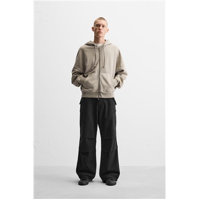 PANTALÓN DENIM CARGO BAGGY FIT