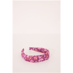 Diadema pelo print multicolor
