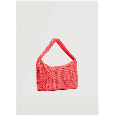 Bolso hombro trenzado -  Mujer | MANGO OUTLET Melilla
