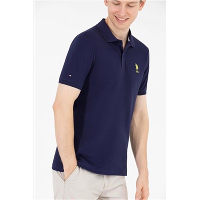 Erkek Lacivert Basic Polo Yaka Tişört