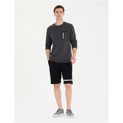 Antrasit Regular Fit Sweatshirt