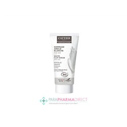 Cattier Argile Blanche Gommage Aloe Vera Bio 30ml