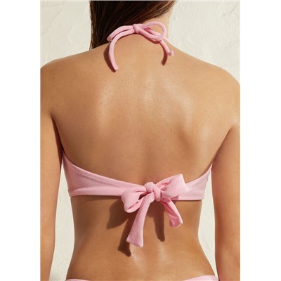 Bandeau-Bikinioberteil mit Tunnelzug Beverly Hills Eco