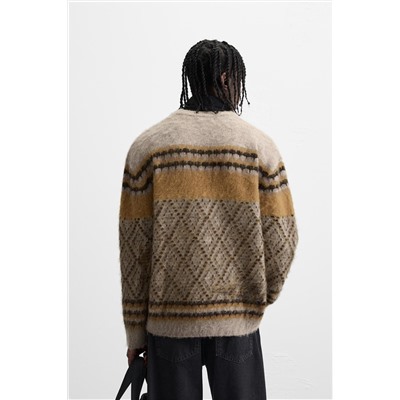 JERSEY JACQUARD GEOMÉTRICO
