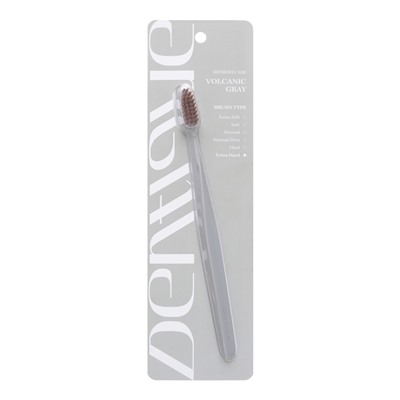 Dentique Toothbrush - Volcanic Gray Зубная щетка Вулканический серый пепел (максимальная жесткость)