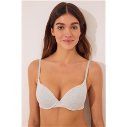 Sujetador push up GORGEOUS liso gris