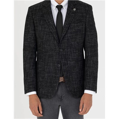Siyah Ekstra Slim Fit Ceket