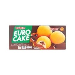 Бисквитные пирожные с шоколадным кремом (6 шт) от EURO Brand 144 гр / EURO Brand Puff Cake And Marble Choco Cream 144 g