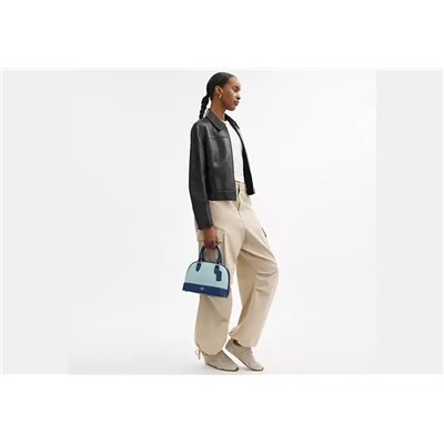 Sabrina Satchel Bag In Colorblock