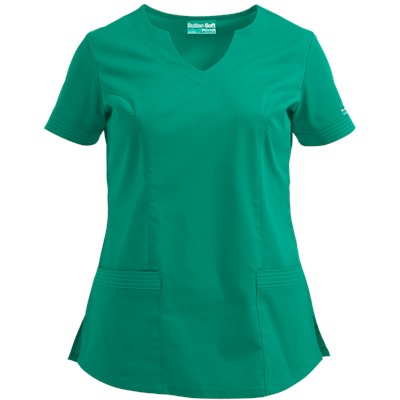 UA Butter-Soft STRETCH Scrubs Scallop Neck with Triple Stitch Top
