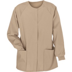 Fundamentals Classic Fit Snap Front Scrub Jacket