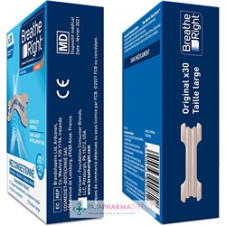 Breathe Right Bandelettes Nasales Original 30 Bandelettes
