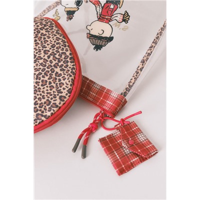 Pack 2 neceseres animal print y Snoopy
