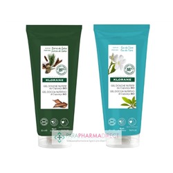 Klorane Cupuaçu Gel Douche Nutritif Ecorce de Cèdre + Gel Douche Nutritif Eau de Tiaré 2x200mlLot  × 2