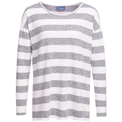 Damen Langarmshirt mit Blockstreifen