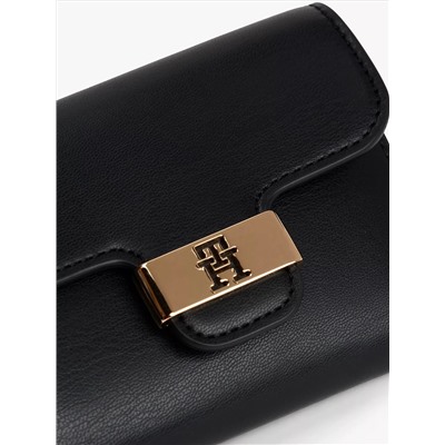 Monogram Clasp Smooth Trifold Wallet