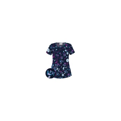 UA Song Bird Navy Scrub Top