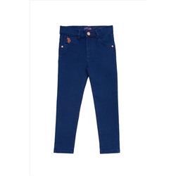 Kız Çocuk Mavi Jean Pantolon