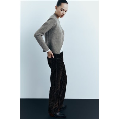 KNIT WRAP CARDIGAN