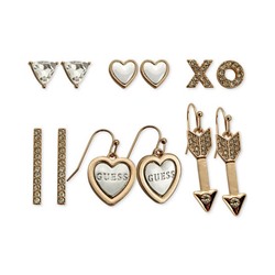GUESS Two-Tone 6-Pc. Stud Earrings Set