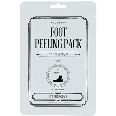 KOCOSTAR PREMIUM FOOT PEELING PACK - LARGE size Маска для ног (Размер L) 50мл