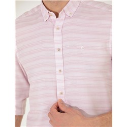 Gül Kurusu Slim Fit Uzun Kollu Gömlek