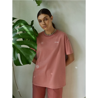 Футболка из экологичного хлопка капок, окрашенная по технологии Pigment Dye