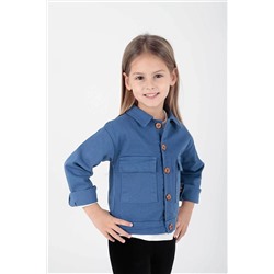 AHENGİM Kids Kız Çocuk Ceket Pamuklu Gabardin Renkli Ceket Ak2210 1-2-10001125