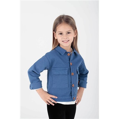 AHENGİM Kids Kız Çocuk Ceket Pamuklu Gabardin Renkli Ceket Ak2210 1-2-10001125