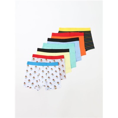 PACK DE 7 CALZONCILLOS TIPO BÓXERS ESTAMPADO HAMBURGUESAS