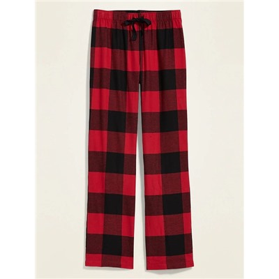 Patterned Flannel Pajama Pants for Women