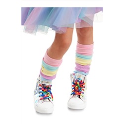 Denokids Pembe Mavi Çizgili Kız Çocuk Tozluk CFF-23S1-041