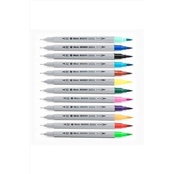 Masis Brushpen Ve Fineliner 12 Li Paket s5204-12c