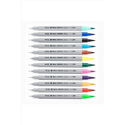 Masis Brushpen Ve Fineliner 12 Li Paket s5204-12c
