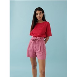 Bluse aus Leinenmischung